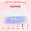 PEACECOLOR Poly UV Gel Kit All for Manicure Gel Nail Extension Set Slip Solution Builder Acrylic Gel Polish Nail Art Tool 5