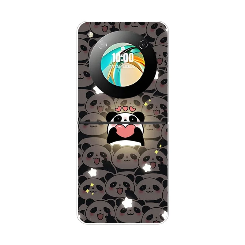 Soft Matte Silicone Back Cover with Fashion Painted Design