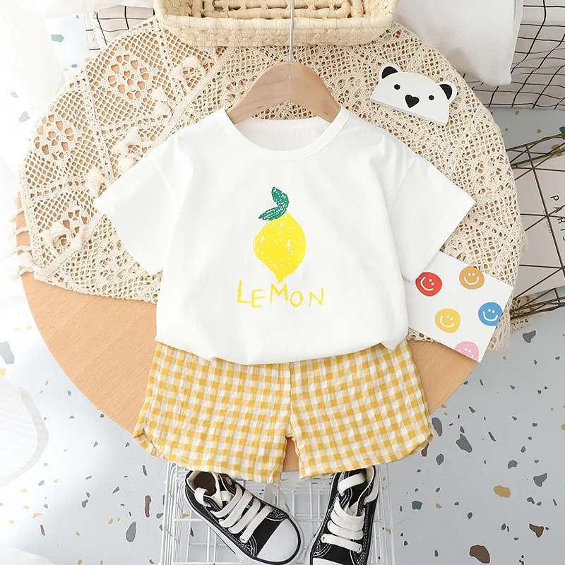 Baby Clothing Set cheap summer newborn baby Girls clothes Fashion flowers Baby Girls Top+pant 2pcs cute  Baby Clothing for 0-24month baby girls baby dress set for girl