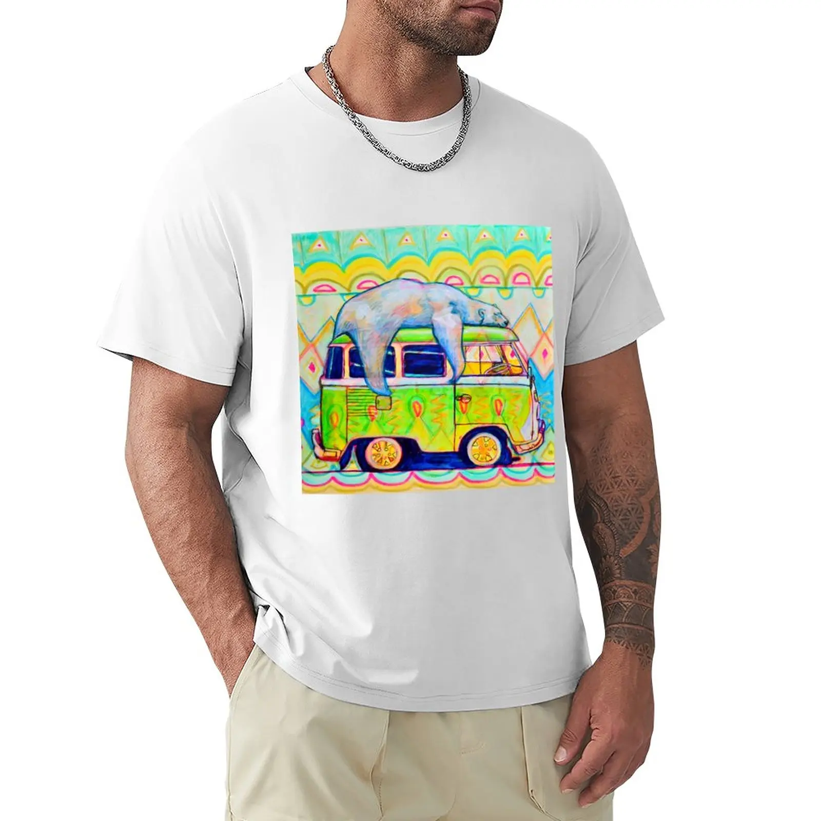 

Bear On a Bus T-Shirt sports fans customizeds for a boy men graphic t shirts