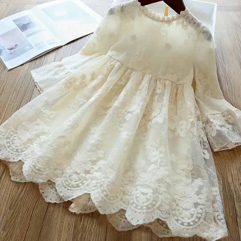 Girl Party 3-8Y Birthday Princess Dress Casual Sequin Kids Dress Weddings Prom Gowns Children Costumes girls dress princess costume