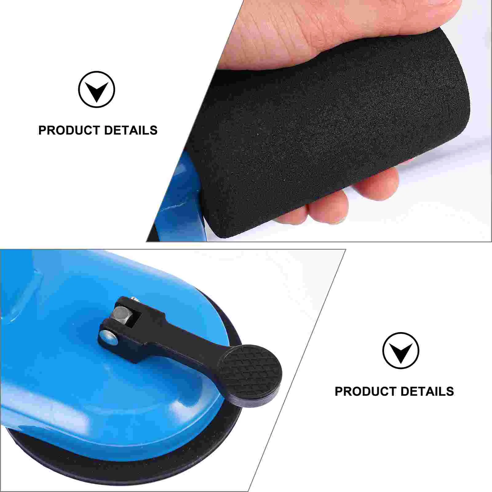 Cable Sit up Machine Bar Table Adjustable Sit-up Assist Tripod Blue Metal Abdominal Curl