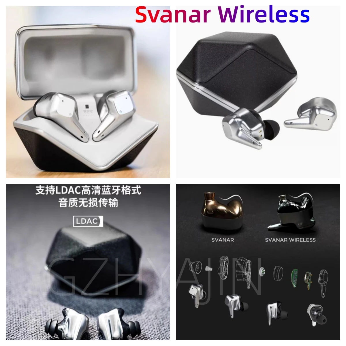 

HIFIMAN Svanar Wireless Swan noise reduction true wireless Bluetooth earphones fever in ear earplugs