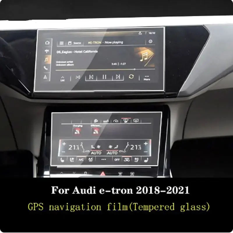 

Автомобильная пленка для GPS навигации, ЖК-экран, фотопленка с защитой от царапин, аксессуары для Audi e-tron 2018-2021
