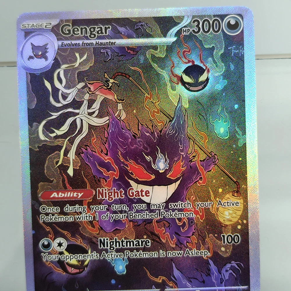 DIY  카드 영어 중국어 산과 강의 고전 스타일 켄가르 앱솔 기아라도스 루카리오TCG 게임 컬렉션 카드