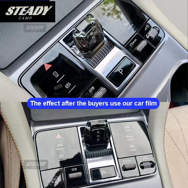 Mazda CX-9 2020-2023 자동차 인테리어 센터 콘솔 투명 TPU 페인트 보호 필름 안티 스크래치 스티커 LCD 화면 PPF