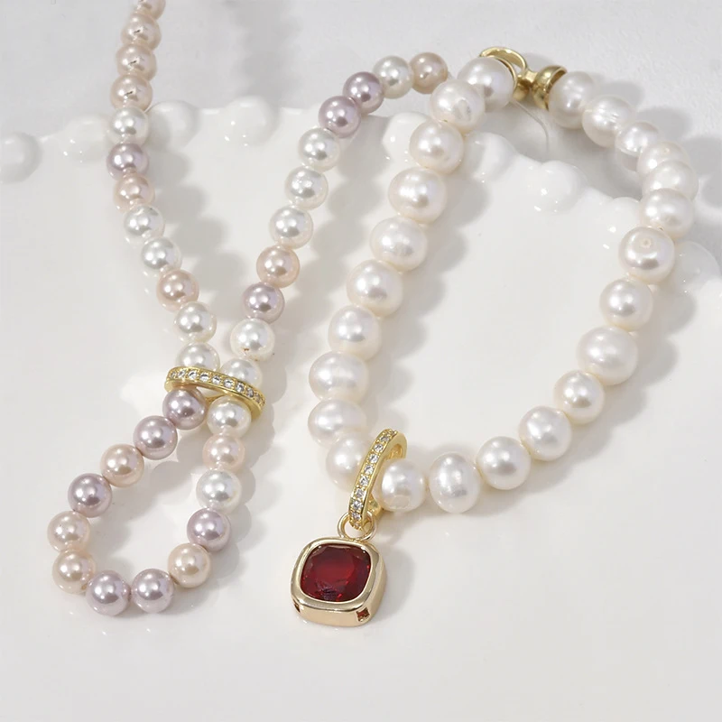 Collana Spacer Medium Da 45cm Filo 1,4mm Sfera 3mm In Argento 925 - Les Folies - Foto 2