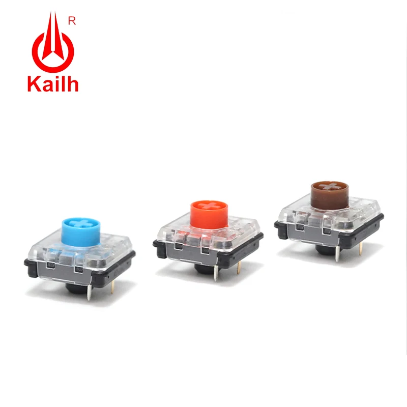 Kailh Choc V2 interruttore a basso profilo 1350 cioccolato V2 interruttori meccanici per tastiera personalizzati fai da te Clicky tattile lineare blu rosso marrone