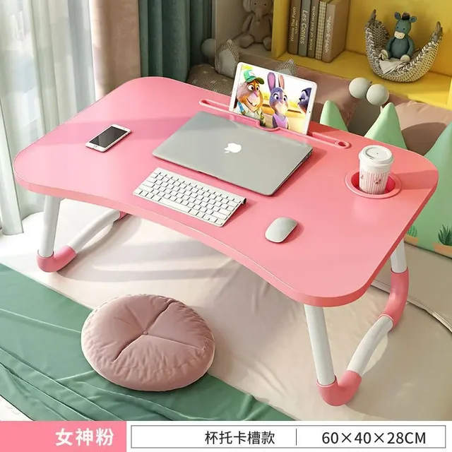 Table Pliante pour Ordinateur Portable – Bureau d’Étude Compact pour Lit ou Dortoir 7