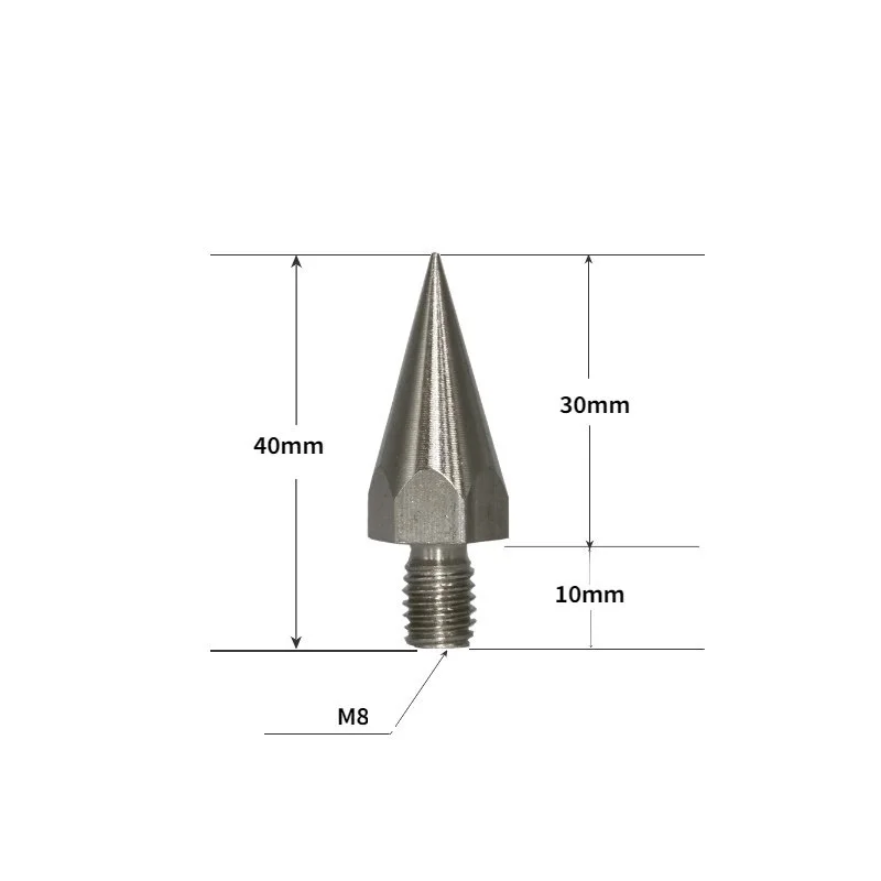 

High Quality Brand New Prisms Pole 1/4\\\\\\\\\\\\\\\" Female Thread 40mm 45mm Accessories Detectors For Mini Rod Replacement