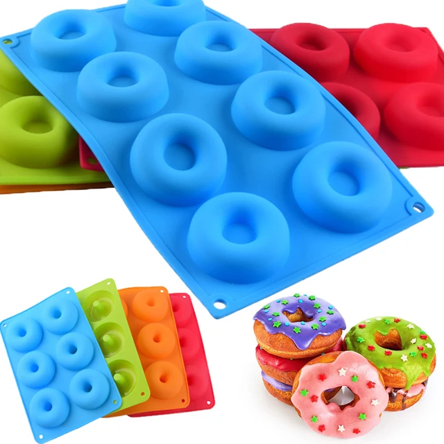 Szilikon Fánk Formák Sütő Serpenyő Nem Tapadós Tészta Csokoládé Torta Desszert Penész Diy Muffin Készít