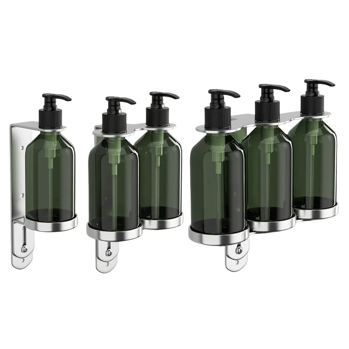 For Bathrooms Manual Soap Dispenser Bathroom Soap Dispenser Manual Pump Plastic And Stainless Steel Secure Mounting