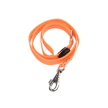 Pet light-up collar leash LED flashing collar USB charging dog walking pulling belt adjustable dog collar fashion pet supplies 5