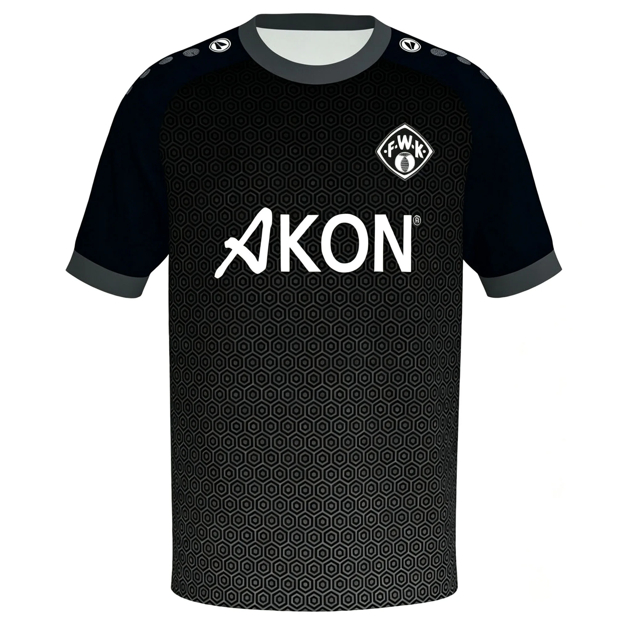 2026 Würzburger Kickers 3D-Druck Fußballtrikot Herren Sommer Schnelltrocknendes Kurzarm-T-Shirt Familien-Partnerlook