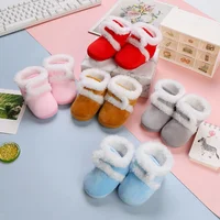 Autumn Winter Baby Boots Warm Newborn Girls Boys Walking Shoes First Walkers Soft Soled Infant Toddler Kids Boots Snow Booties 1