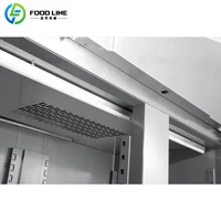 Réfrigérateur d'affichage de 2 portes d'acier inoxydable de cuisine commerciale d'usine de la Chine pour le stockage de boissons 3