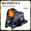 Tactical ROMEO3 1x25mm 3 MOA Compact Red Dot Reflex Sight Hunting Airsoft Equipment Optics Scope 20mm Picatinny Low & QD 1