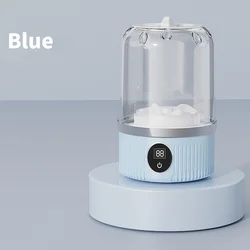 Compact Wireless Mini Washing Machine & Dehydrator (Blue)