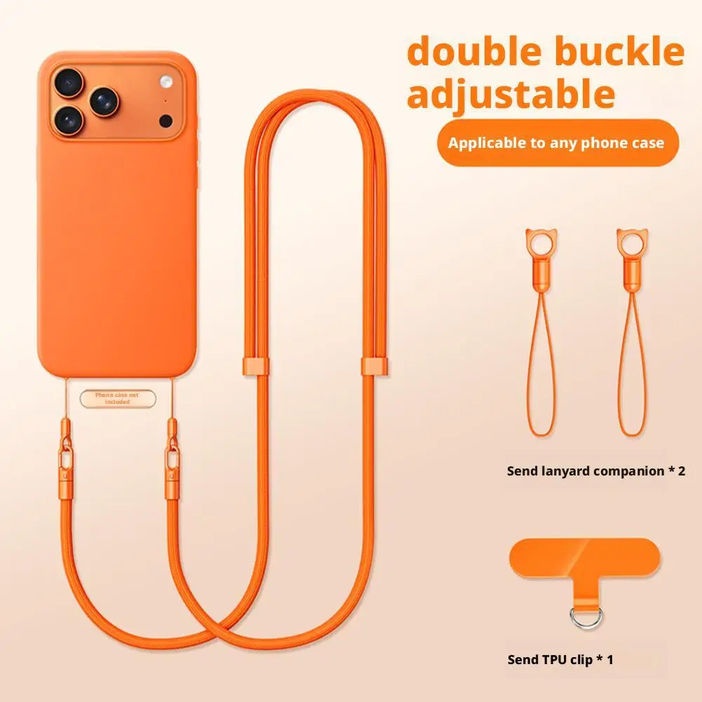Magnetic Crossbody Phone Case with Adjustable Neck Strap and Lanyard