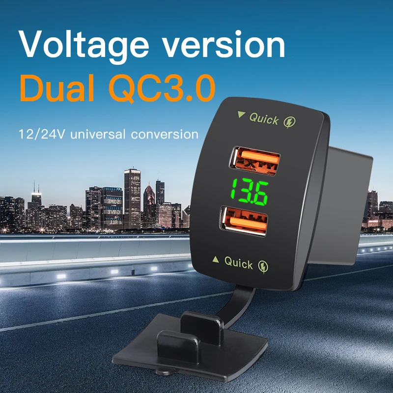 ڵ ؾ Ʈ Ʈ USB ȭ   ,  4.2A а, 36W, QC3.0 6A, 12V, 24V