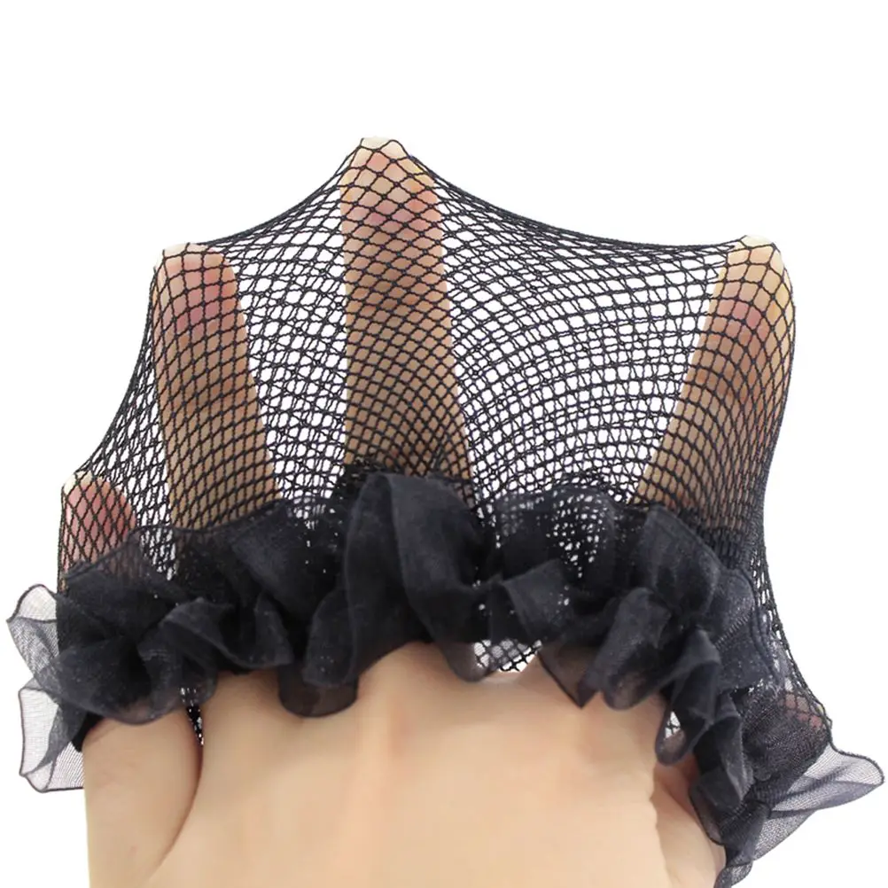 5Pcs Hair Bun Covers Professional Ballet Nets for Black Women Dancing Set Lightweight Breathable Reusable Longtime Use