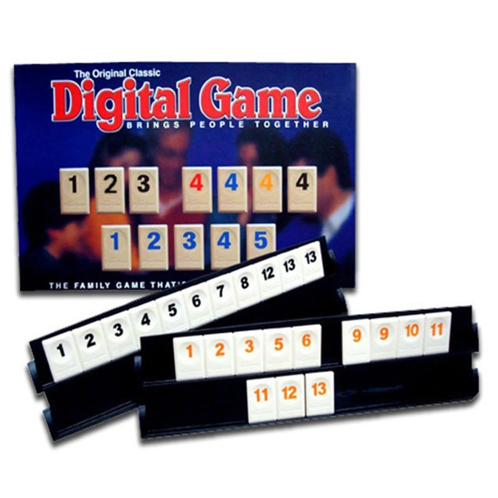 

Новая классическая настольная игра в виде румми с быстрым движением на 2-4 человек, домашняя цифровая игра в маджонг, настольная игра