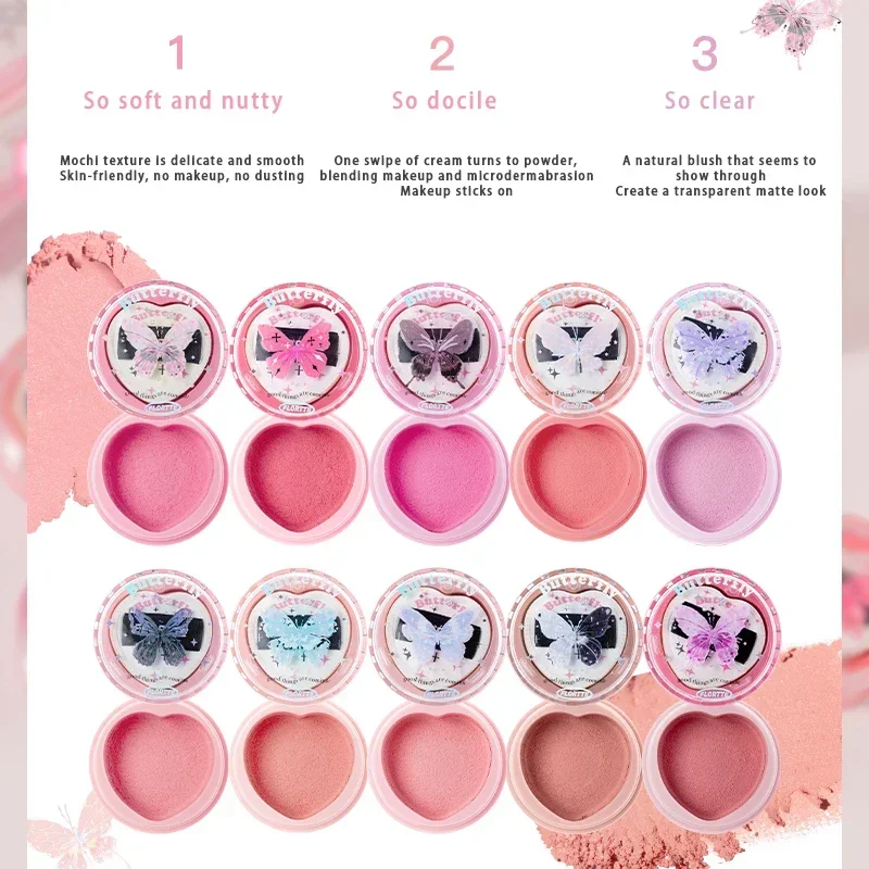 

Kawaii Anime FLORTTE Blush Cream Complete Gift Box Cartoon Concealer Brighten Skin Color Whitening Cosmetics Daily Makeup Gifts