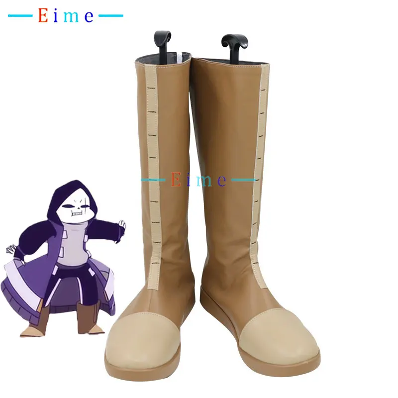 

Epic Sans Cosplay Shoes Game Undertale Cosplay Props PU Leather Shoes Halloween Carnival Boots Custom Made