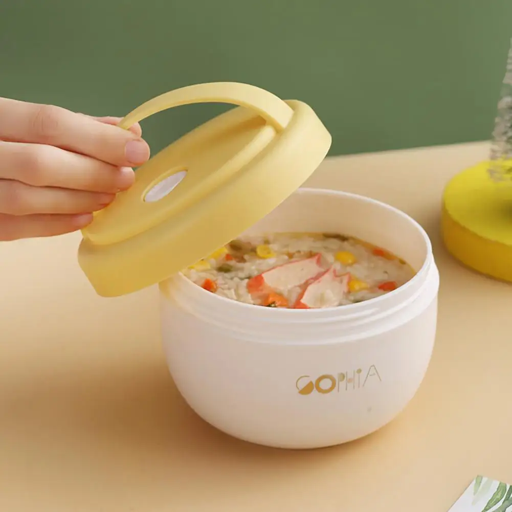 Microwaved Soup Mug Bowl Thickened Insulated Food Container Cup