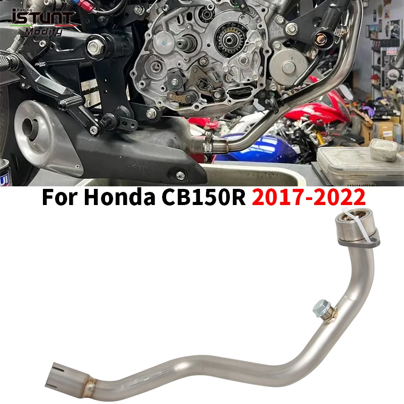 Slip For Honda Cb150R 2017-2022 Motorcycle Exhaust Muffler Pipe Escape Titanium Alloy Front Pipe Connect Tuber Replace Original