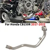 Slip For Honda Cb150R 2017-2022 Motorcycle Exhaust Muffler Pipe Escape Titanium Alloy Front Pipe Connect Tuber Replace Original