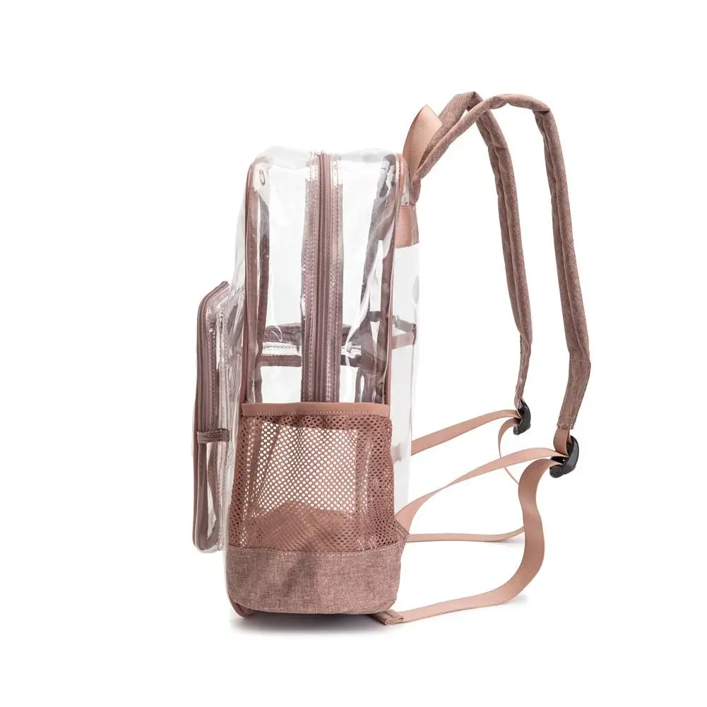 Waterproof Transparent Bag Large Capacity Creative Leisure Sports Bag Fashion Phone Bag With Small Pockets Sports Backpack