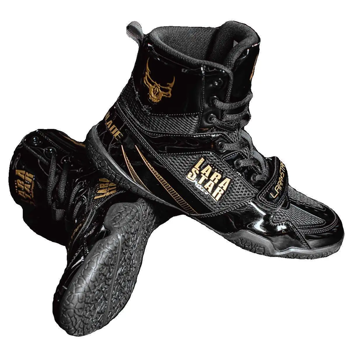 New Men's Large Size Wrestling Boots Men's Quality Fighting Shoes Boxing Shoes Breathable Fitness Trainers