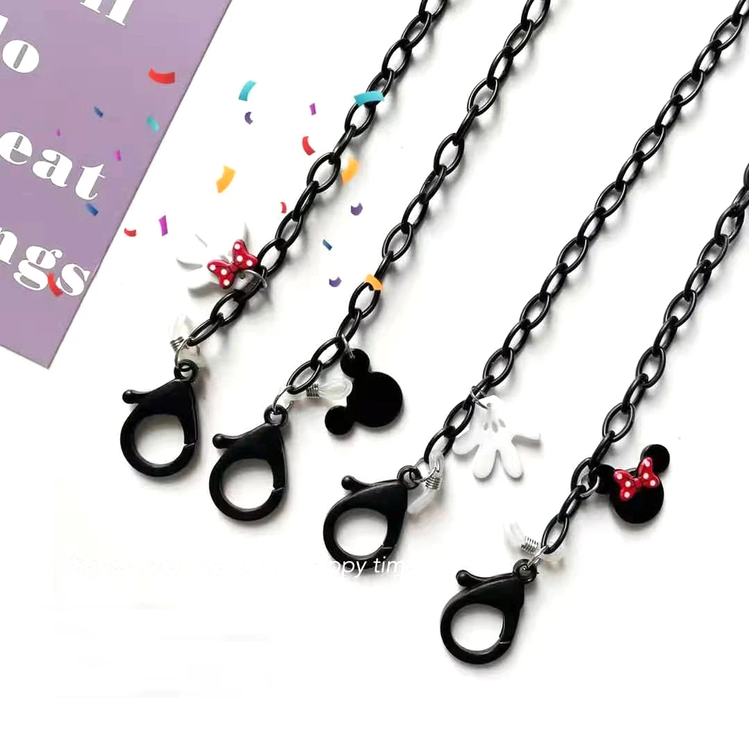 Face Mask Chain For Children Funny Cotton Glasses Lanyard Necklace Hangs Mouse Eyewear Chain Sunglasses Cord Jewelry Accessories