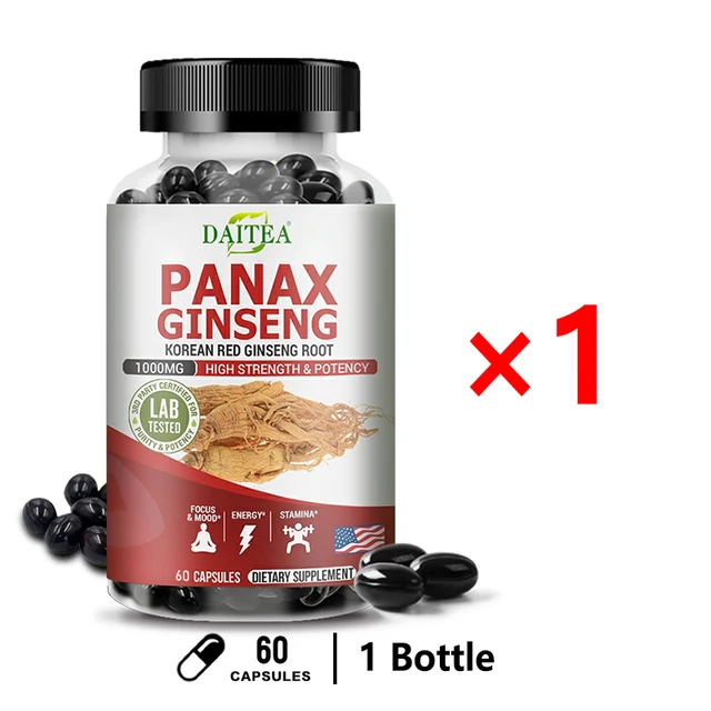 Premium Ginseng Extract Supplement Supports Muscle Development