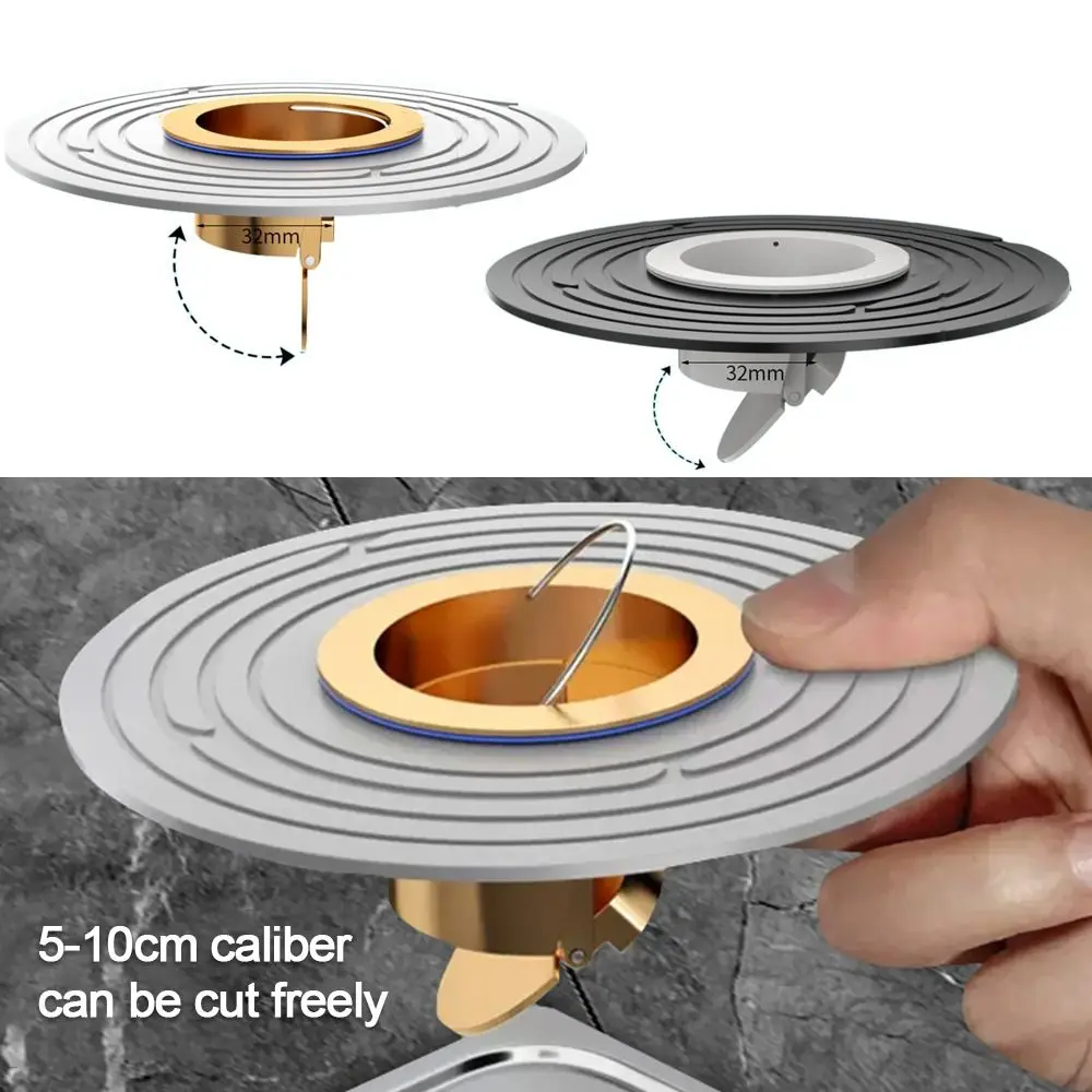 Description Picture 2 of itemLarge Panel Self-Closing Anti-odor Floor Drain Core Toilet Sewer Shower Drain Insect Proof Floor Strainer Cover