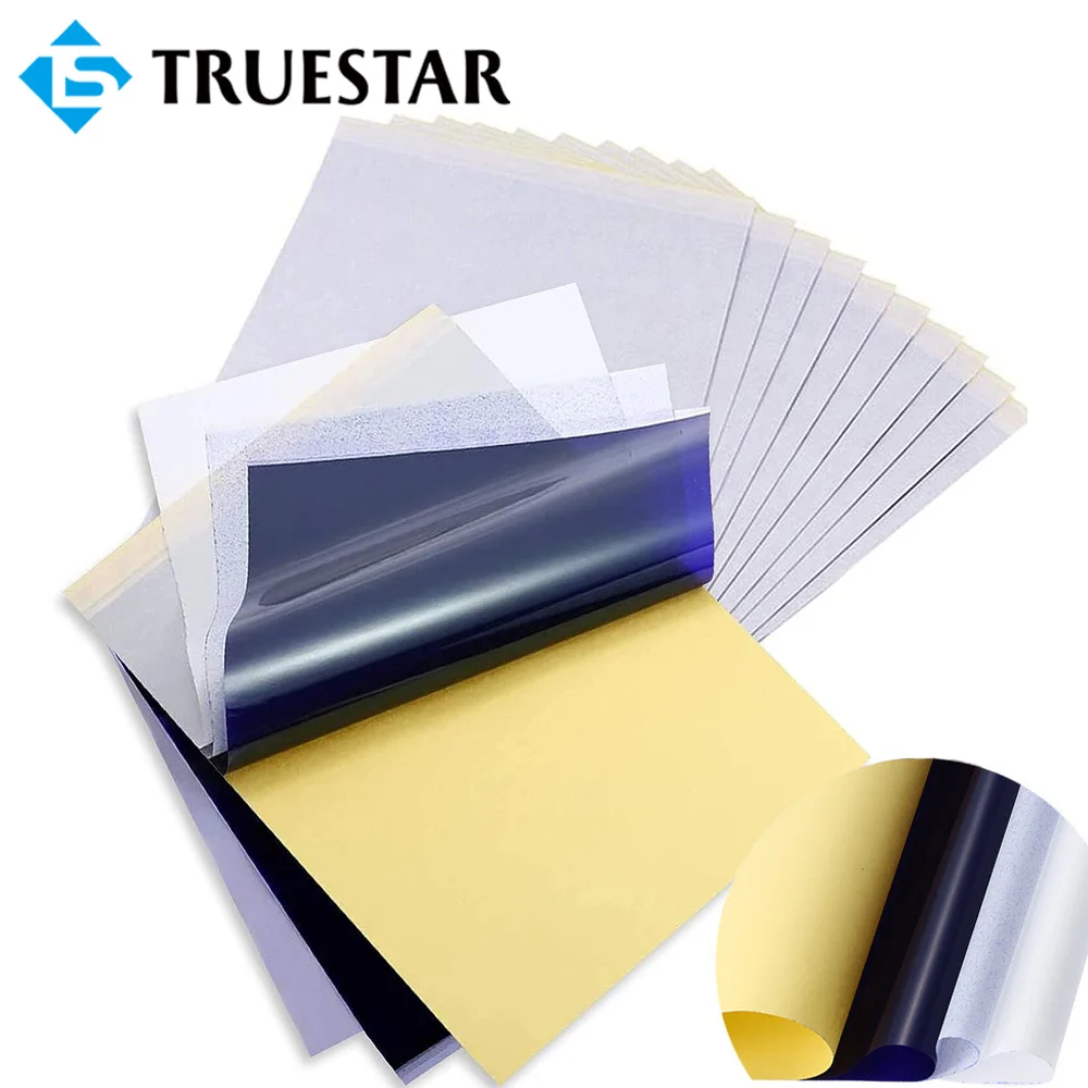 Tattoo Transfer Paper 10/5/2PCS 4 Layers Tattoo Thermal Stencil Papers  Tracing Copy Paper for Transfer Machine Accessories - AliExpress