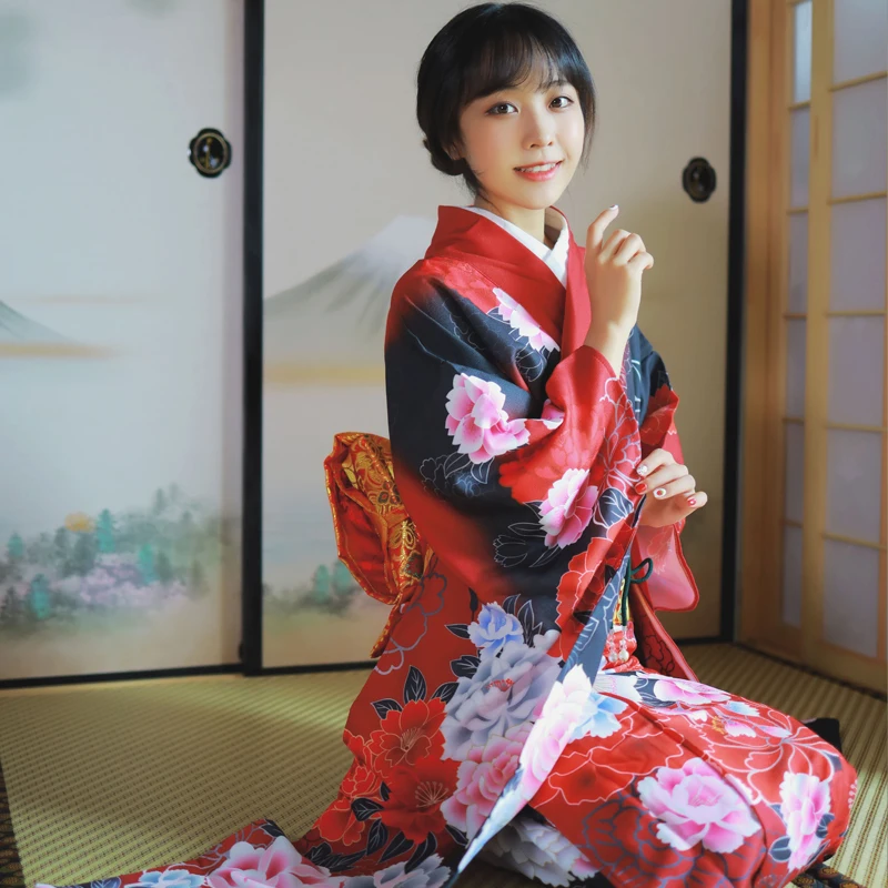 Kimono Japonés De Mujer - Primavera Y Otoño I Sakura Japón – Sakura Japon