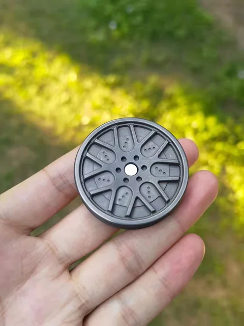 Metal Antistress Hand Spinner BBS Simulation Tire Pop Coin