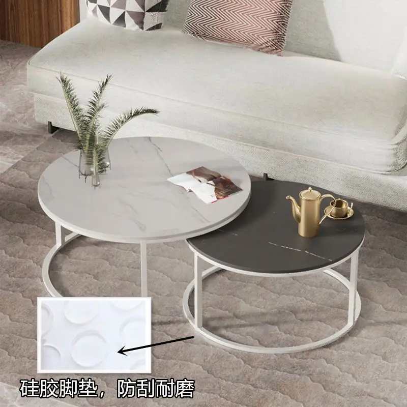 

Скандинавская искусственная тарелка Роскошный каменный чайный столик круглые столы Простая Современная Гостиная домашние маленькие боковые столы домашняя мебель