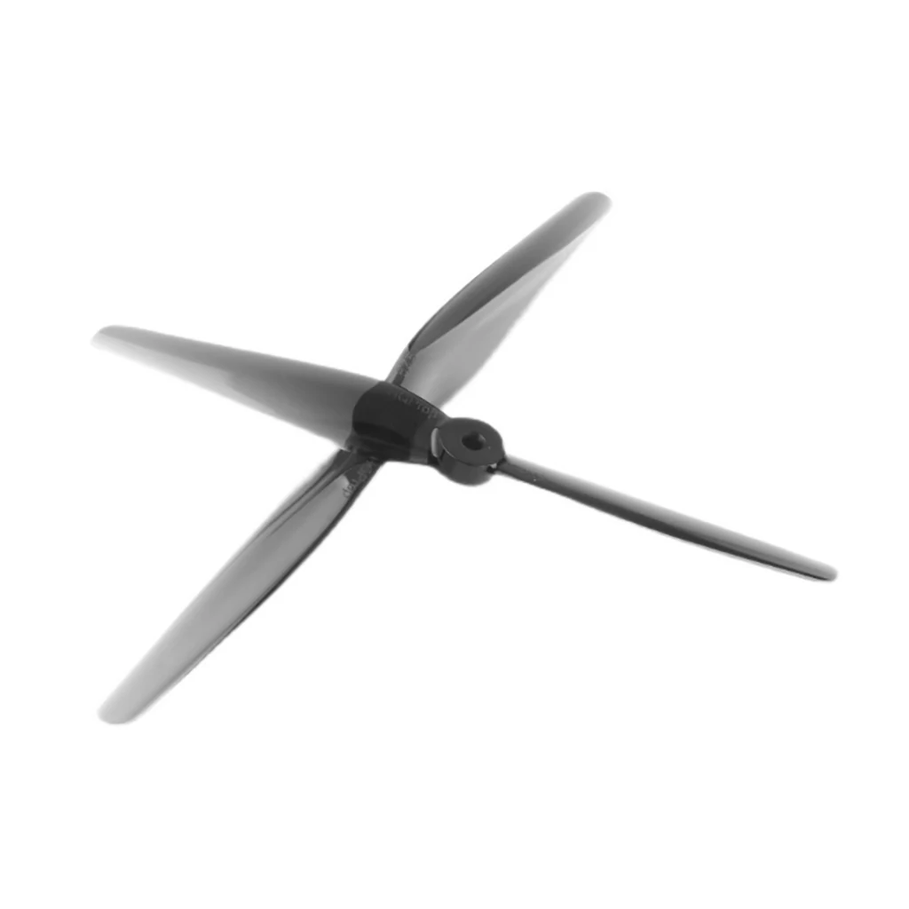 HQProp Light Grey 8-Inch Polycarbonate 2-Blade Propellers (4 Pairs)