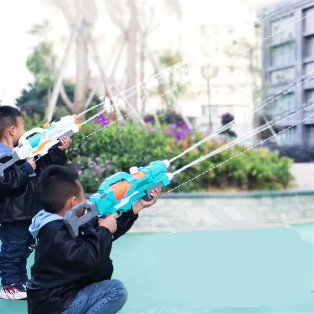 50cm Space Water Guns Toys Kids Squirt Guns For Child Summer Beach Games Swimming Pool Classic Outdoor Beach Blaster 6