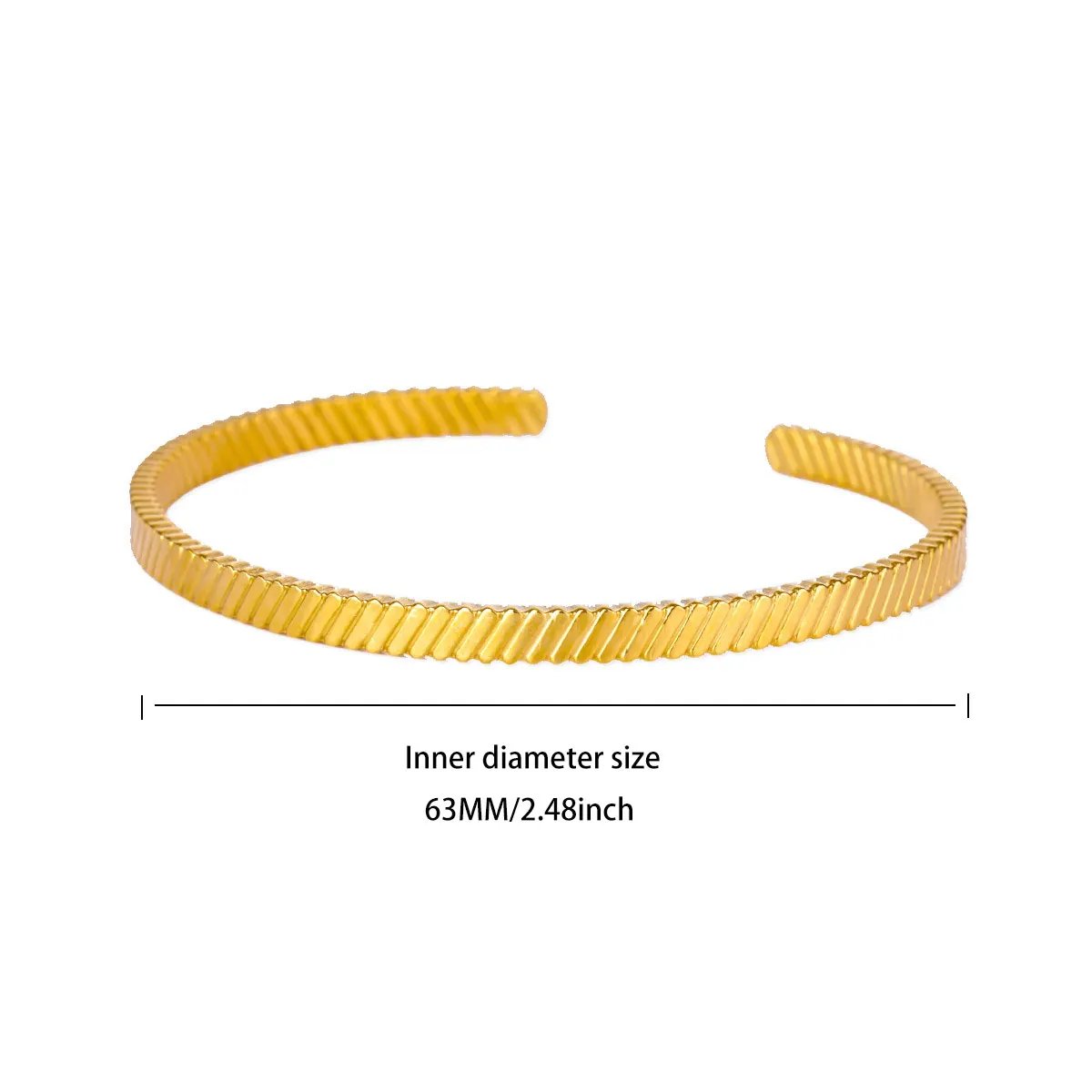 Gold Bangle Color Stainless Steel Bangle For Women