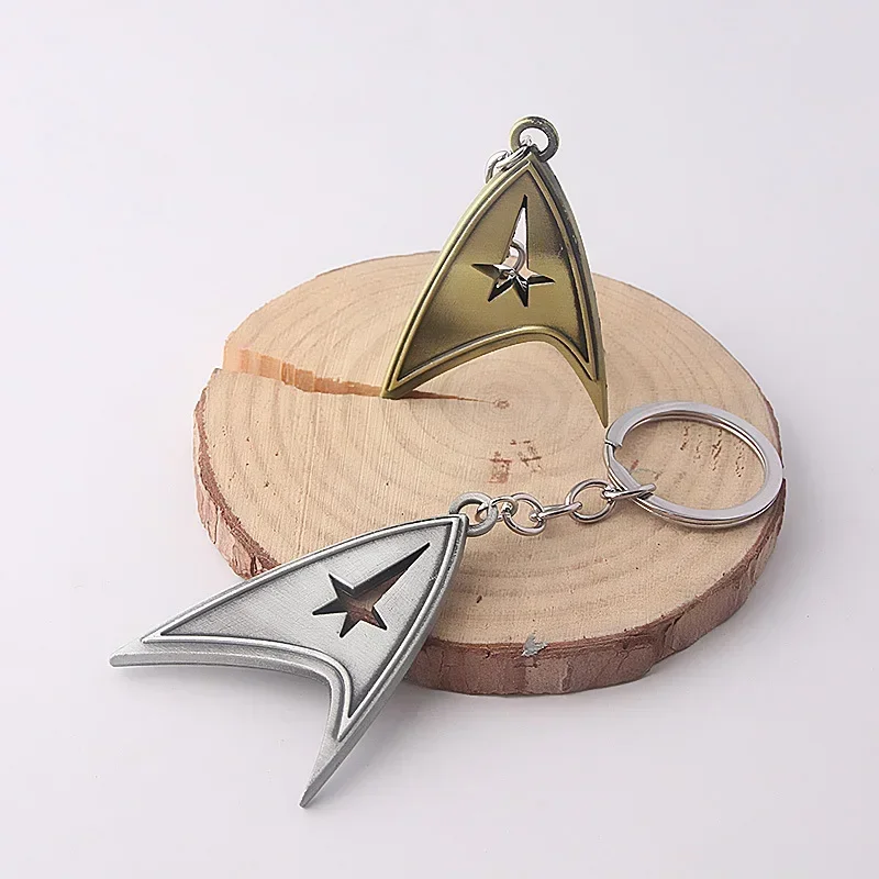 Star Trek Metal Keychain Cosplay Accessories Key Chains Backpacks Clothes Pendant Badge Gift