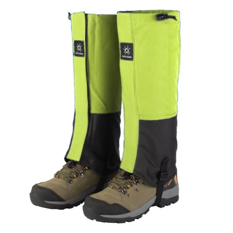 1 Paar Outdoor-Skifahren, Camping, Wandern, Klettern, wasserdicht, hohe Schlauch-Schnee-Leggings, Gamaschen, winddicht, für Trekking, Wüstenstiefel – Detail 16