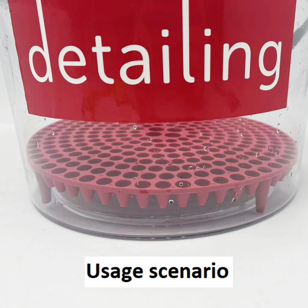 Sand Isolation Grit Filter Car Washer Guard Net Cleaning Tool Anti Scratch Plastic Insert Wash Bucket