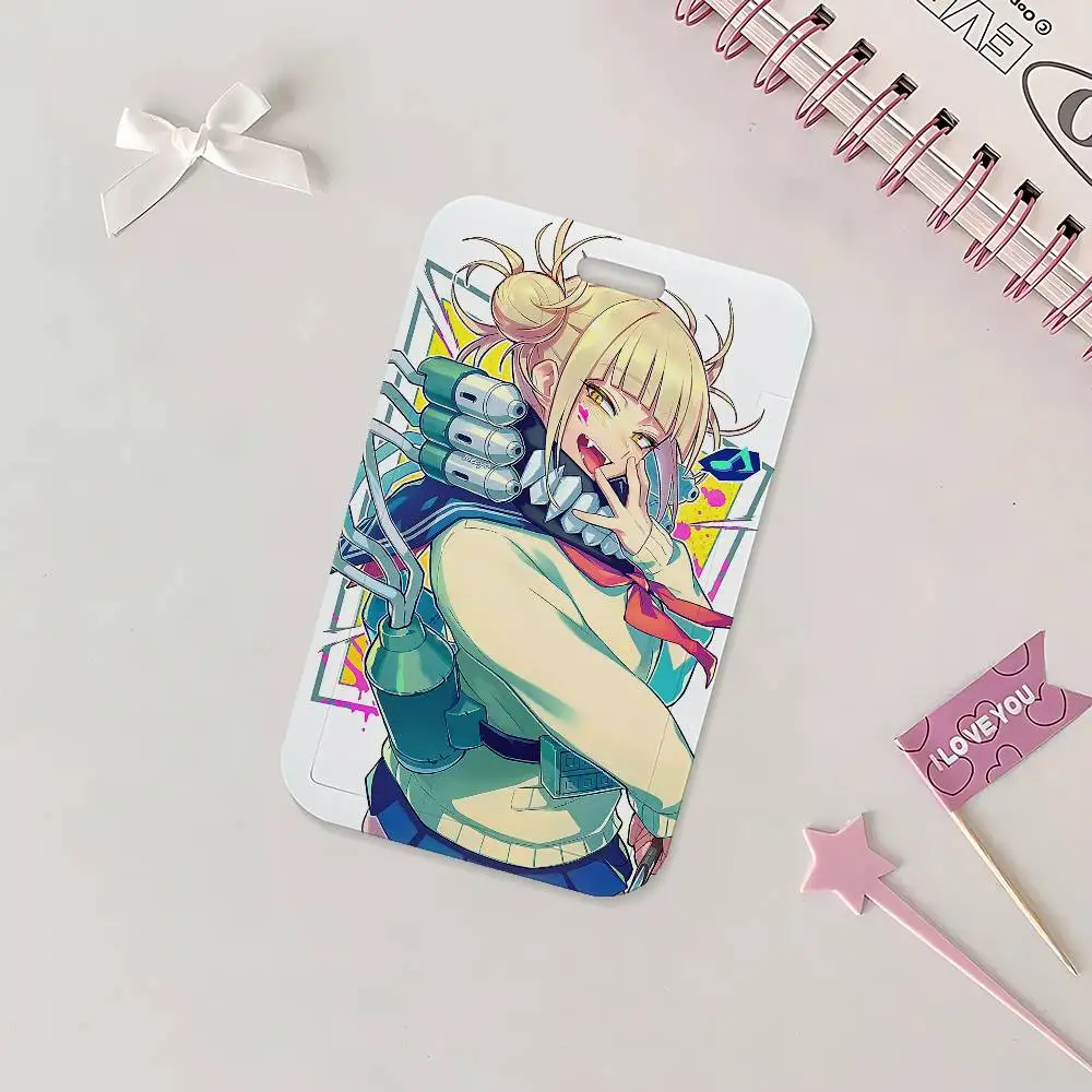 Anime H-Himiko T-Toga Ausweishalter mit Umhängeband für Büro, Schule, Namenskarten, Ausweishülle – Detail 5