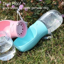 Outdoor Dispenser Feeder Portable Durable Pet Dog Water Bottle for Travel Puppy Cat Drinking Leak-proof Eco-friendly Dog Bowl
