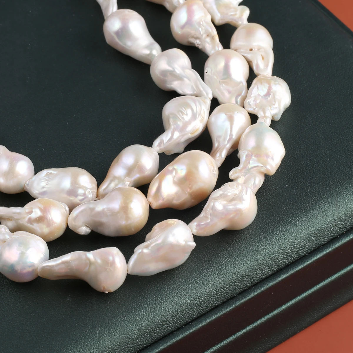 Natural Pearl Big Baroque Exquisite Shape Elegant Appearance for DIY Jewelry Making Handmade Bracelet Necklace Length 36cm