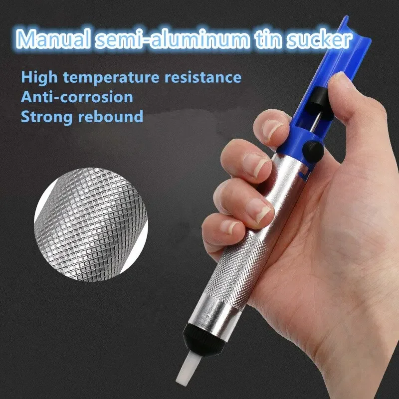 

Tool Desoldering Pumps Tin Pen Extraction Device Soldering Tin Gun Sucker Pen Vacuum Removal Soldering Iron Desolder Hand Tools